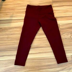 Maroon leggings
